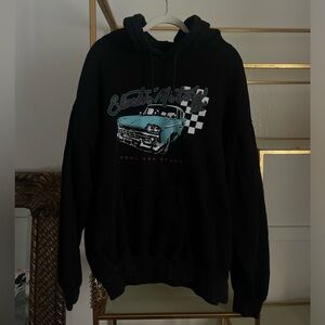 Brandy Melville John Galt Black Sweatshirt Elective Motors (Vintage car)
